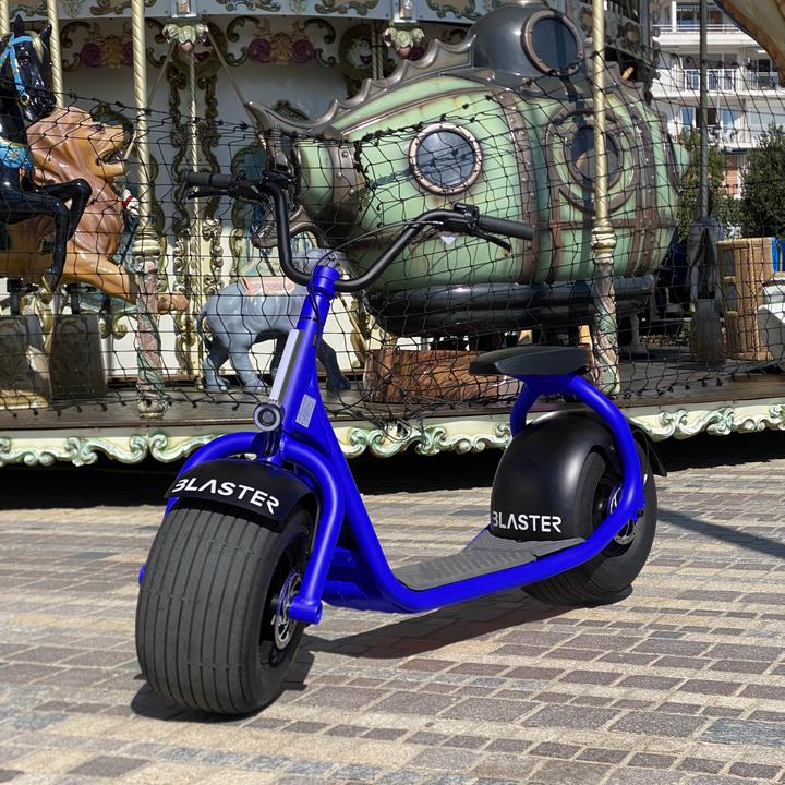 Sapphire blue Blaster electric scooter – Blaster France